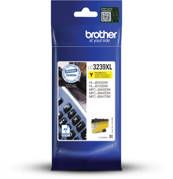 Brother LC3239XL rašalo kasetė geltona