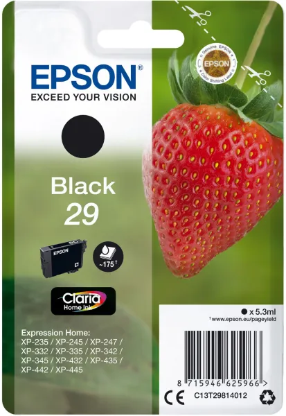 Epson 29 rašalo kasetė juoda