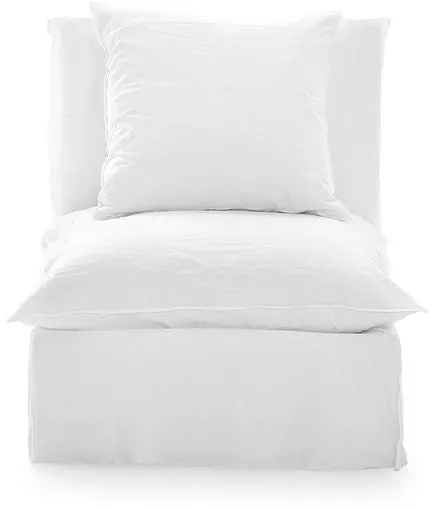 Gervasoni Ghost 06 modulinė sofa be porankių Lino Bianco