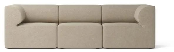 Audo Eave 86 3 vietų sofa konfigūracija 2 smėlio spalvos