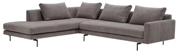 Wendelbo Edge V2 Modulsofa 12+34 Soft 3/Juoda