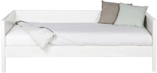 Nikki, miegamoji sofa, balta, H73x100x208 cm, pušis