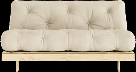 Karup Design Roots miegamoji sofa su čiužiniu 160x200 747 smėlio / pušis