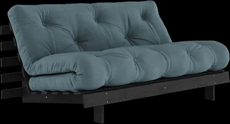 Karup Design Roots miegamoji sofa su čiužiniu Roots 160x200 Petrolio/juodai lakuota