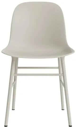Normann Copenhagen Form Valgomojo kėdė Šviesiai pilka / Plienas
