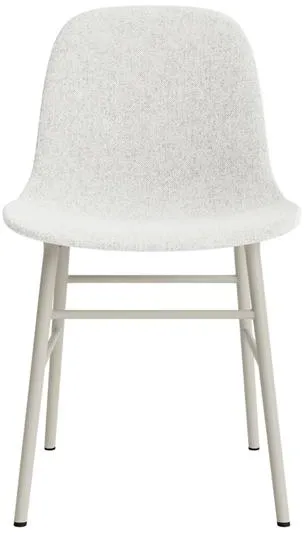 Normann Copenhagen Form Valgomojo kėdė Paminkštinta 5 grupė Šviesiai pilka/Plienas