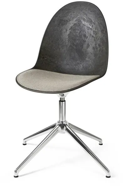 Mater Eternity Swivel valgomojo kėdė aliuminis su paminkštinta sėdyne 218 smėlio spalvos